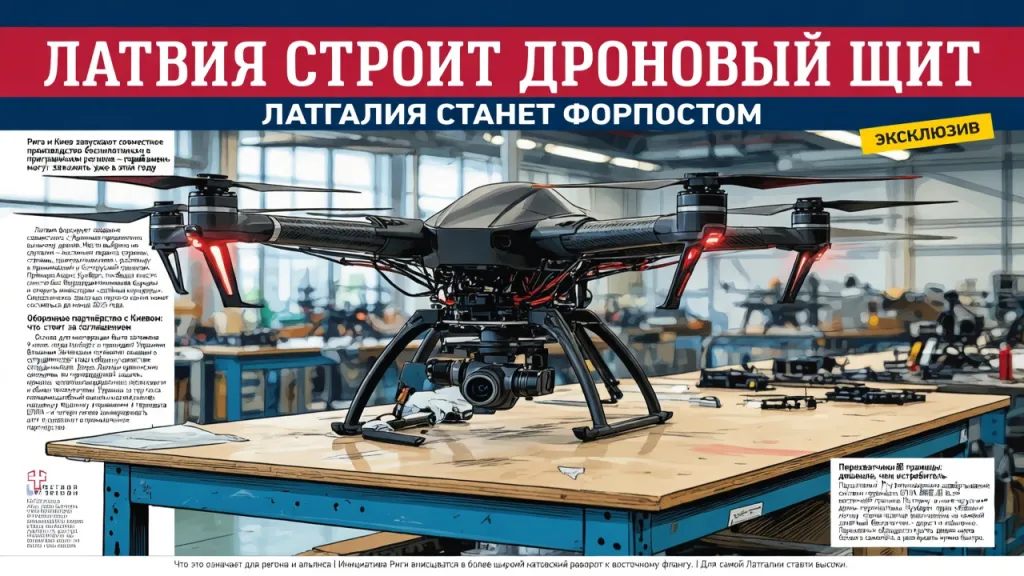Латвия строит дроновый щит. Латгалия станет форпостом